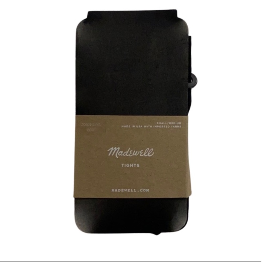 Madewell Sheer Black Tights - Picture 2 of 8